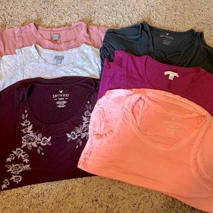 6 American Eagle/Aerie tank tops